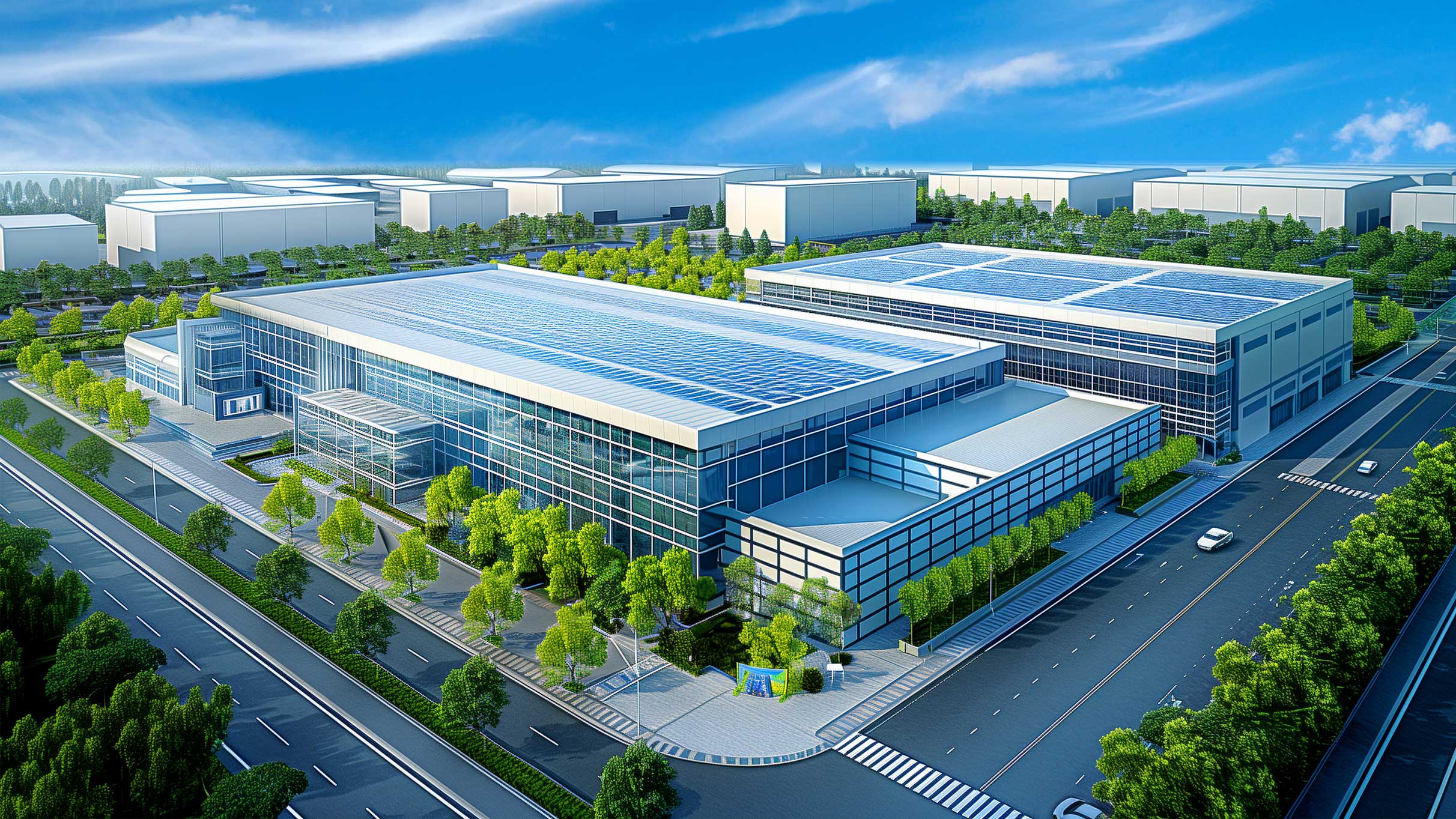 韶禾科技工厂鸟瞰图